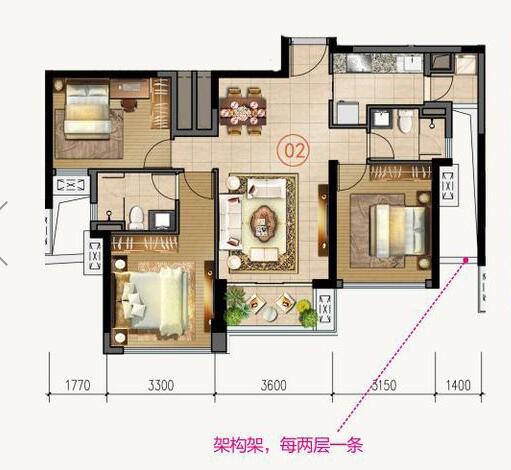 宅男视频在线观看陶家装：佛山合景新鸿基·泷景100㎡新中式宅男视频免费观看效果鉴赏